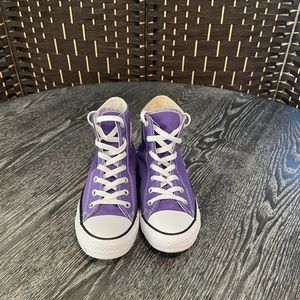 Purple Converse Chuck Taylors